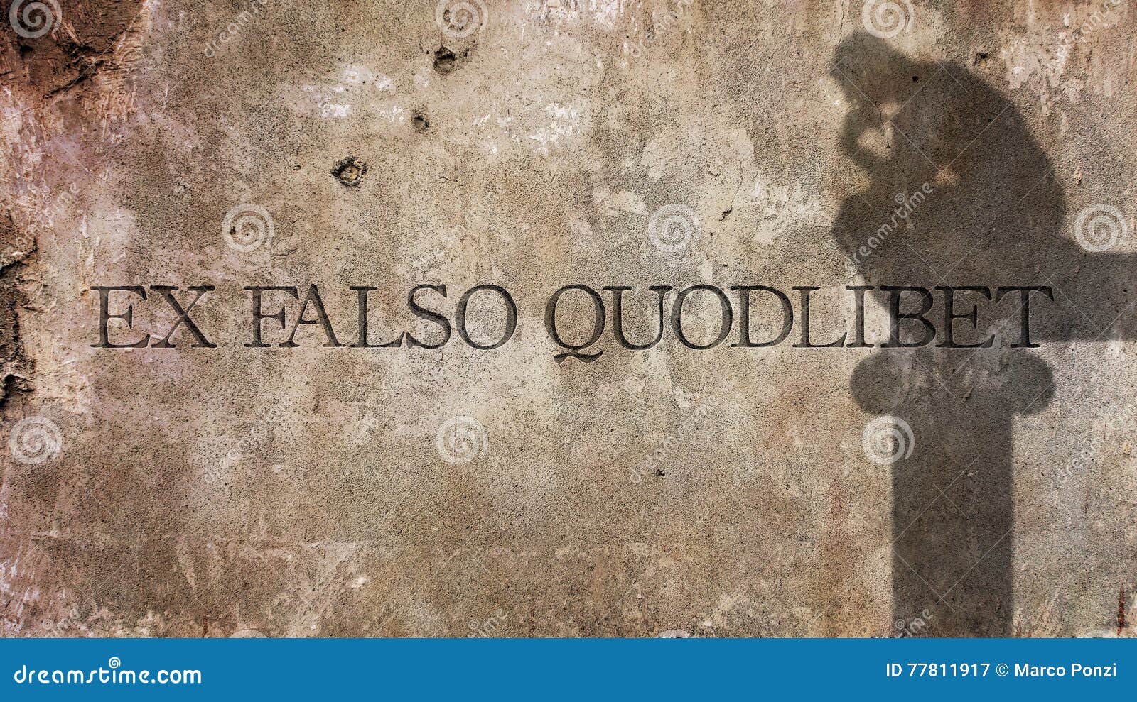 ex falso quodlibet. from false premises one can prove anything.