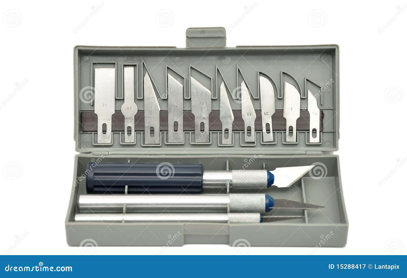 Exacto knife set stock image. Image of acto, blade, color - 15288417