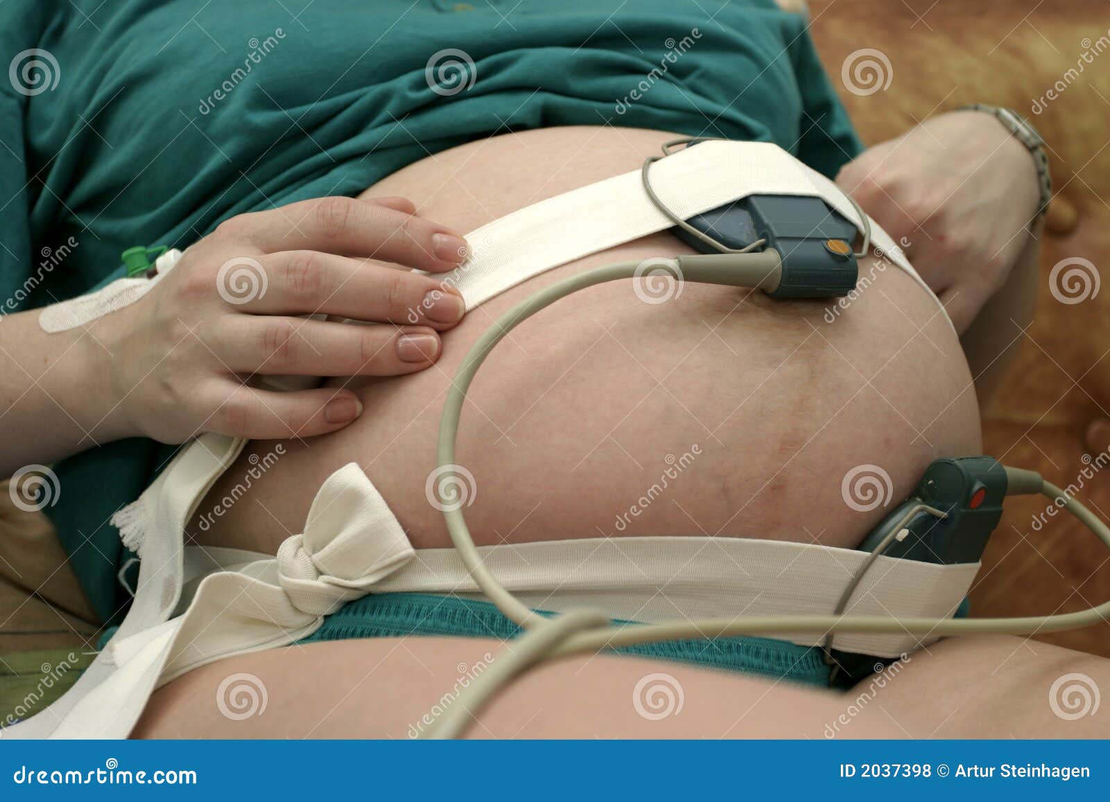 examination during the childbirth