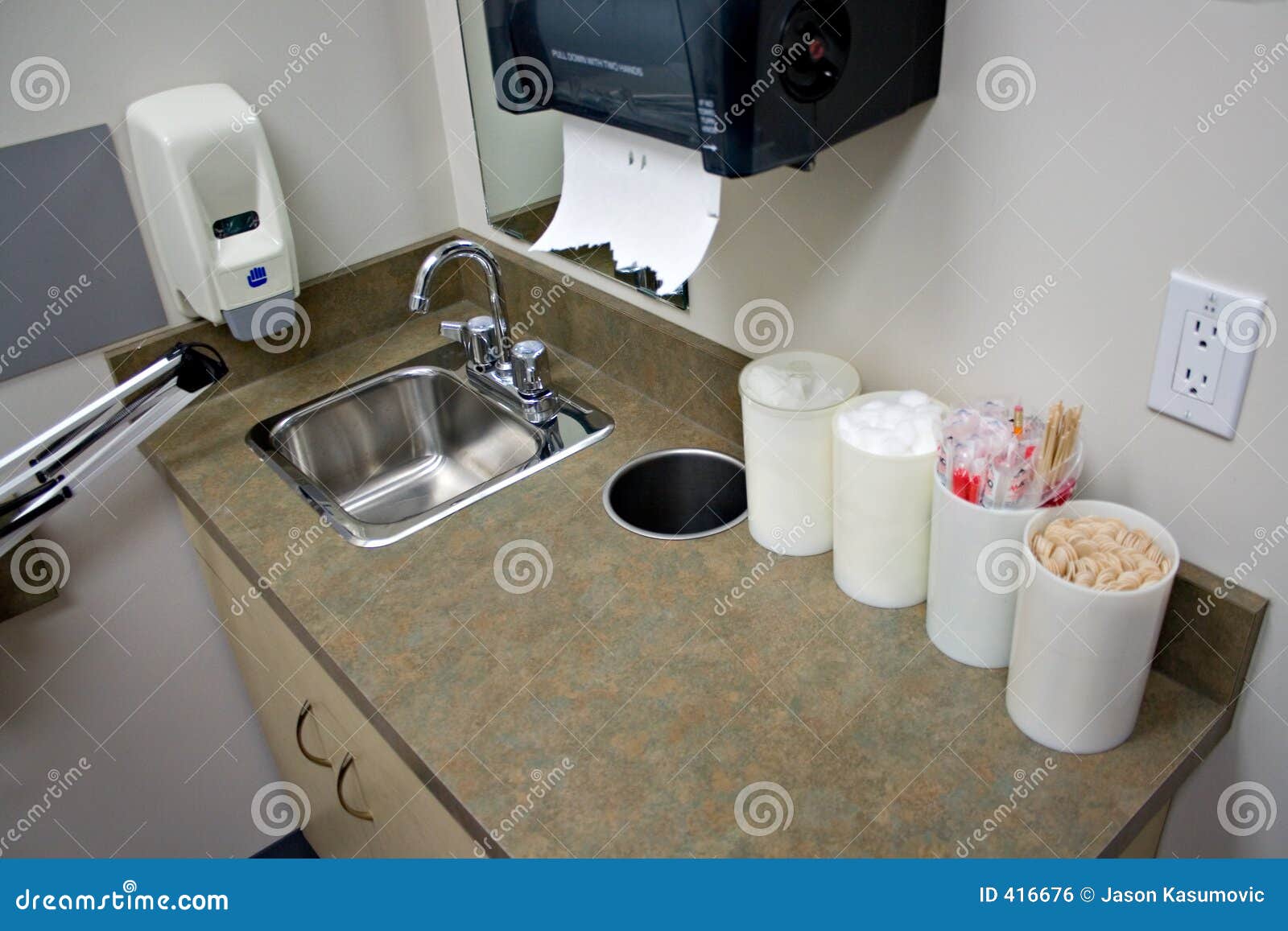 Examination Room Sink stock photo. Image of wellness, exam 416676