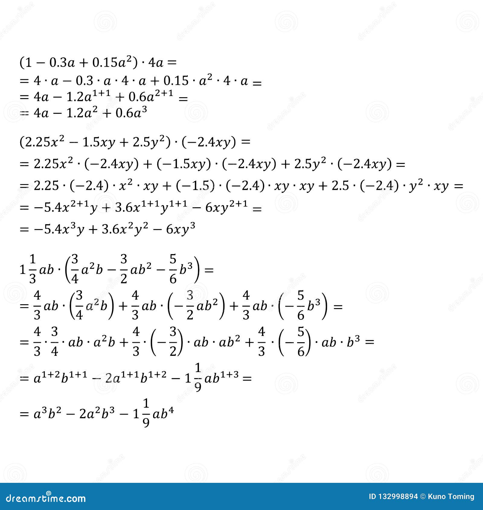 Algebraic Multiplication Stock Illustrations 63 Algebraic Multiplication Stock Illustrations Vectors Clipart Dreamstime