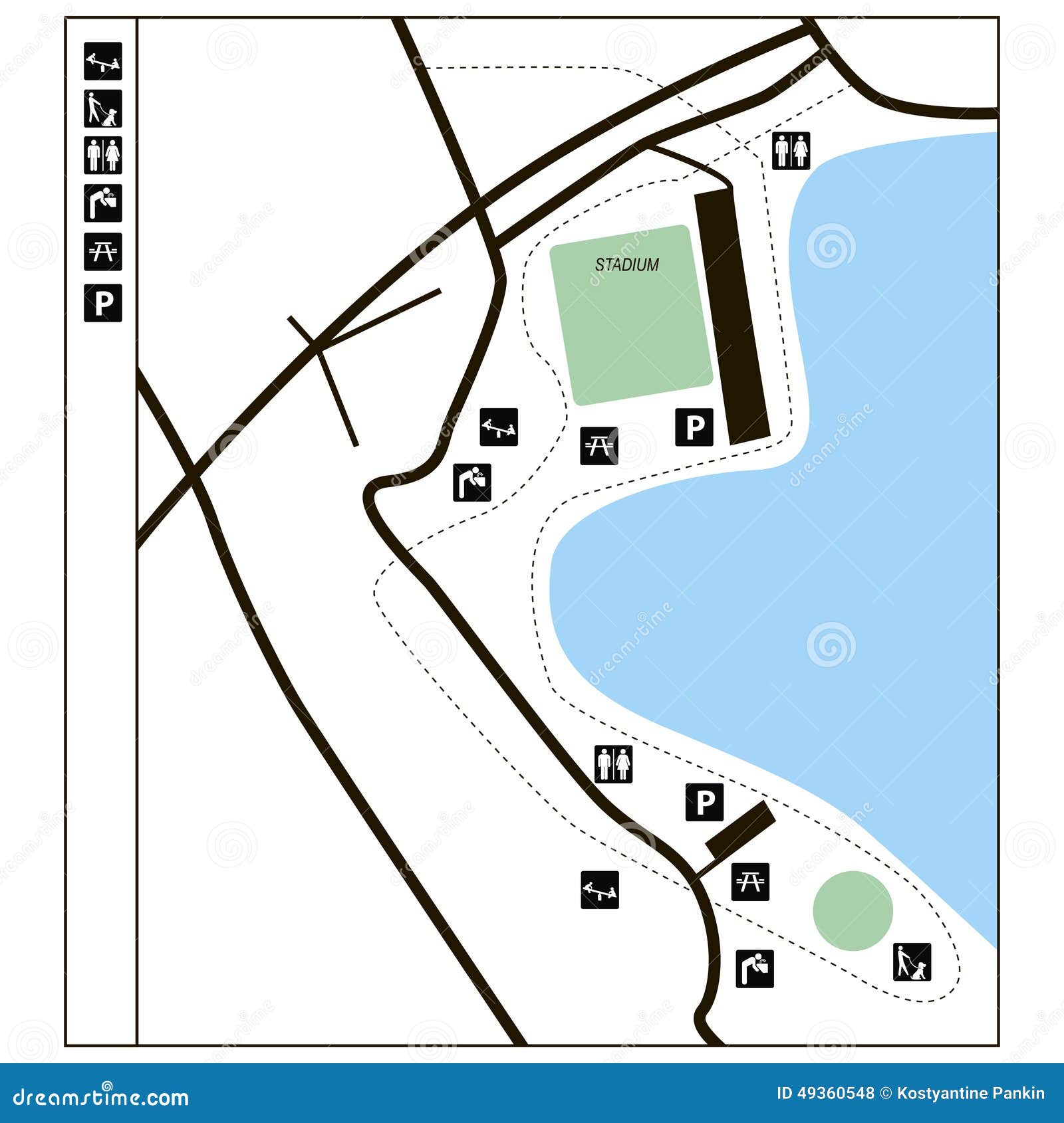 example mapping of parkland