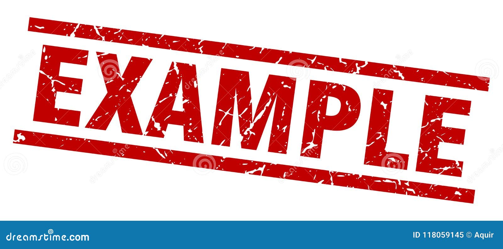 Example stamp stock vector. Illustration of badge, stamp 118059145