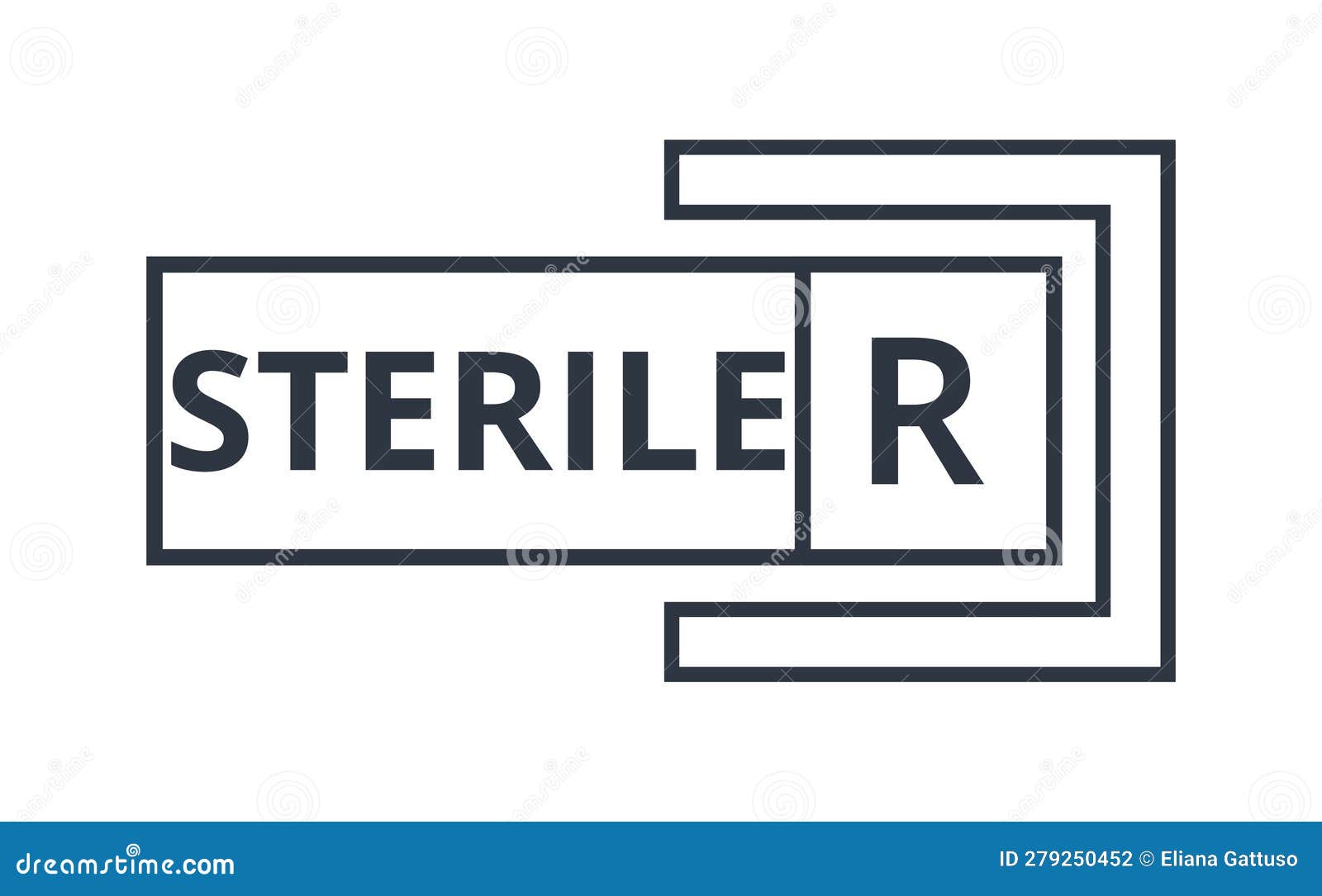 Example of Sterile Fluid Path Sterilized Using Irradiation Symbol