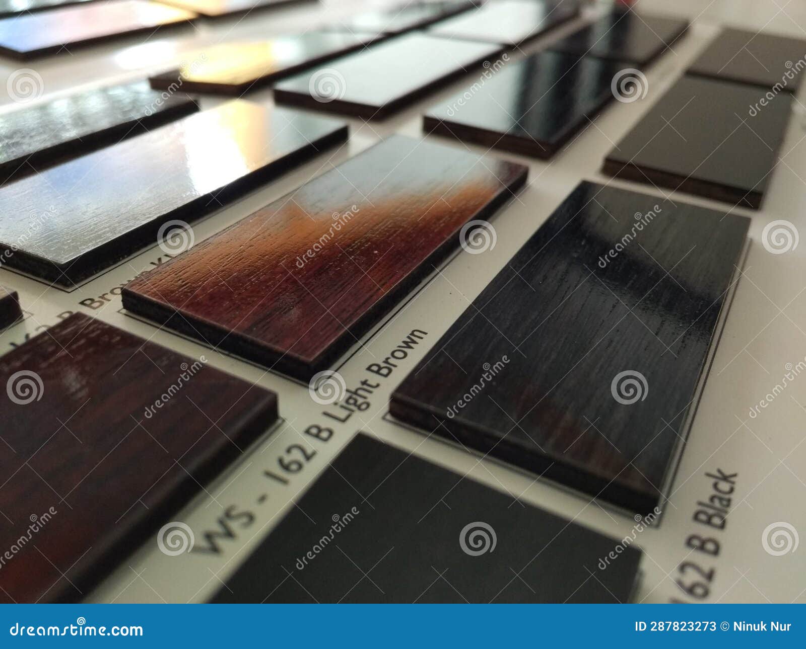 Examples of Wood Paint Colors for Wood Paint Color Catalogs Stock Image