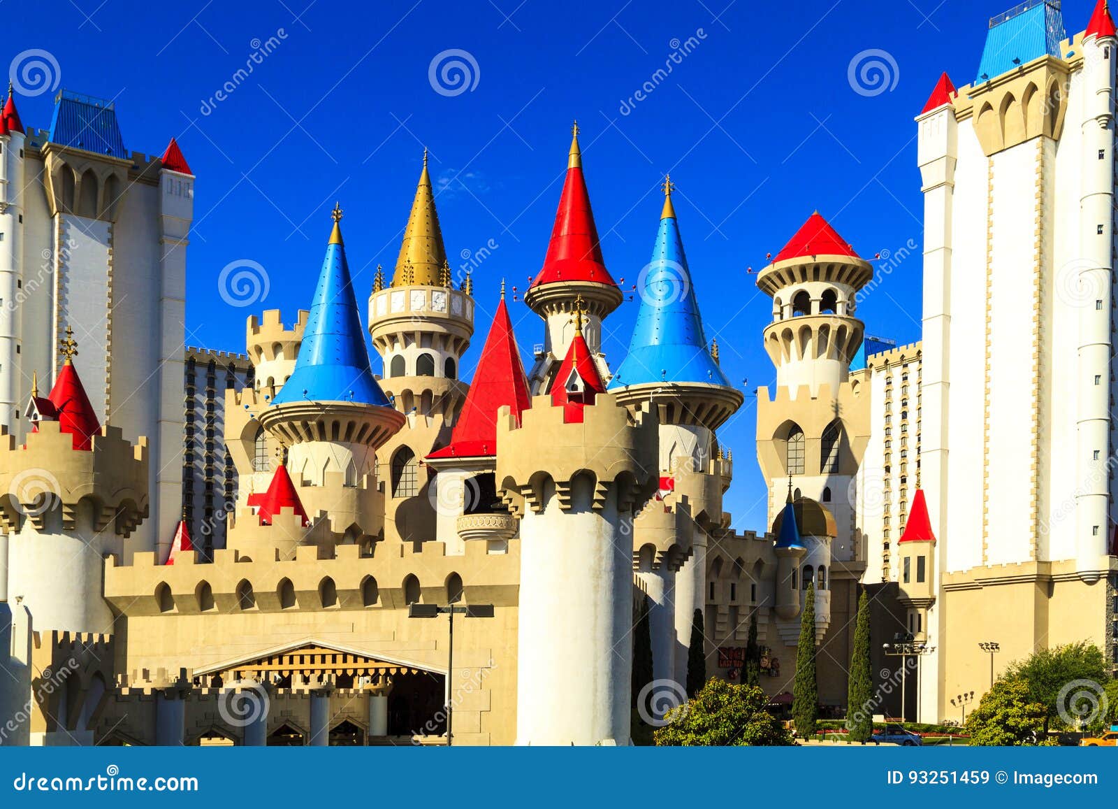 The Excalibur Hotel And Casino Las Vegas Editorial Stock