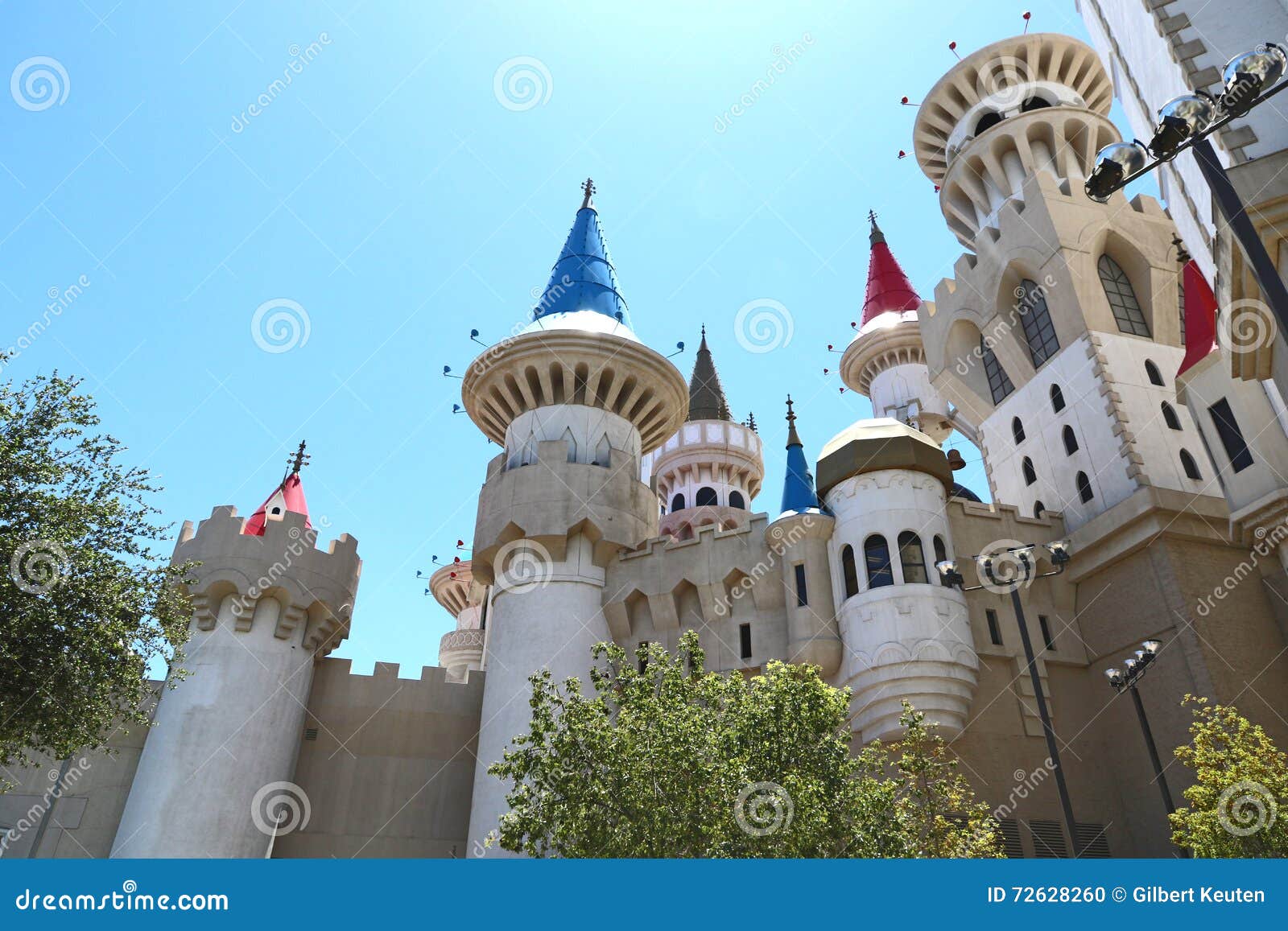 Excalibur Hotel Rooms Building Editorial Image Image Of