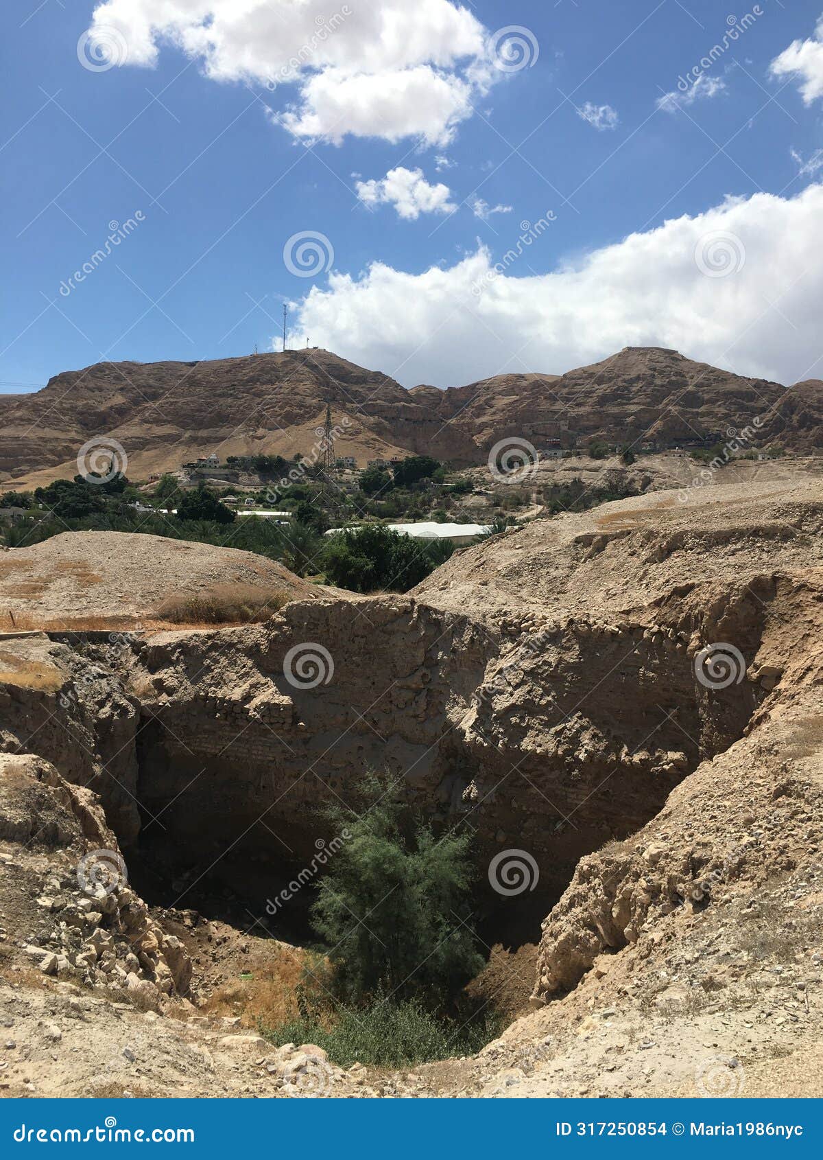 excavations of ancient jericho in palestine.