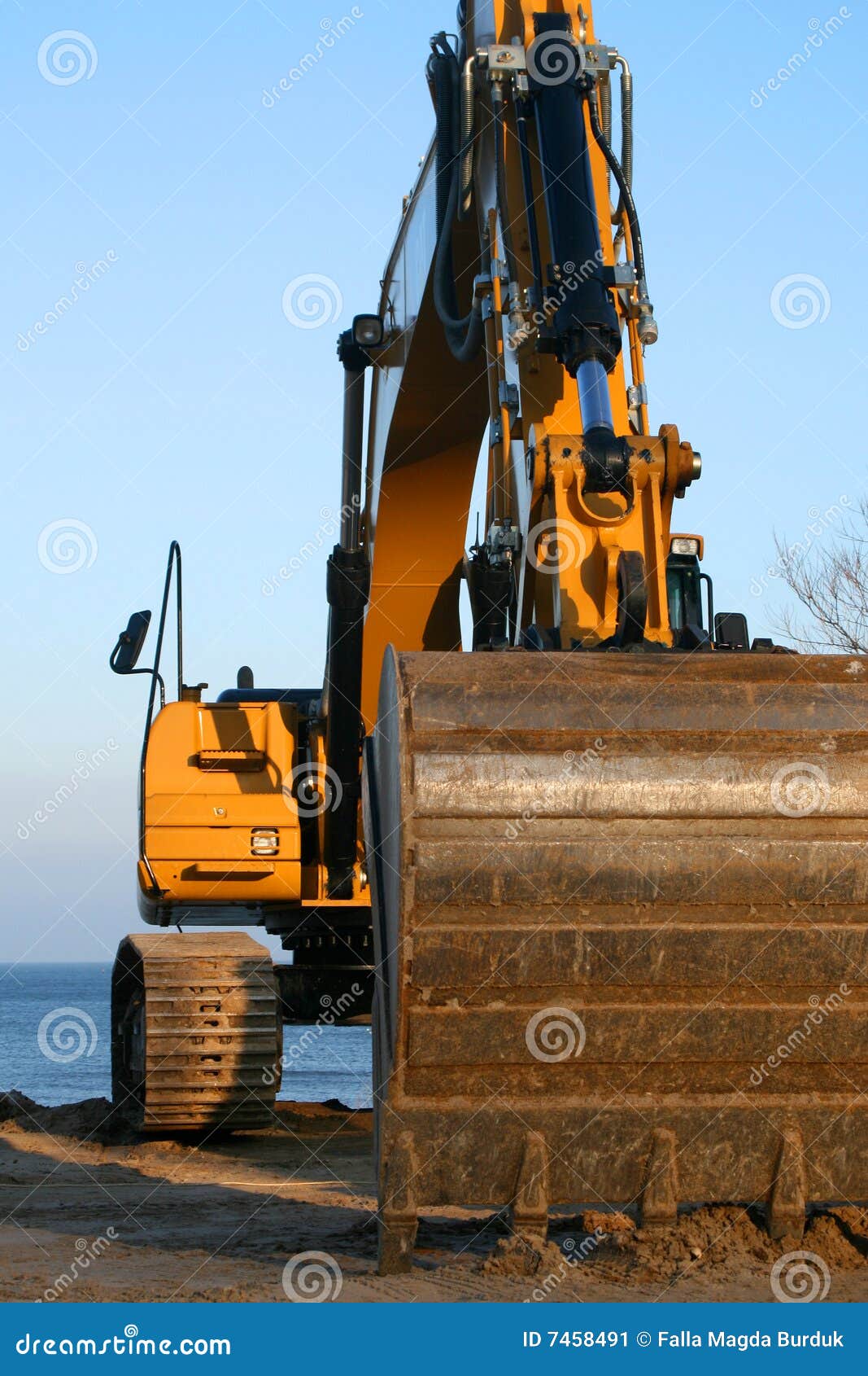 Excavator stock image. Image of spoon, specialized, excavators 7458491