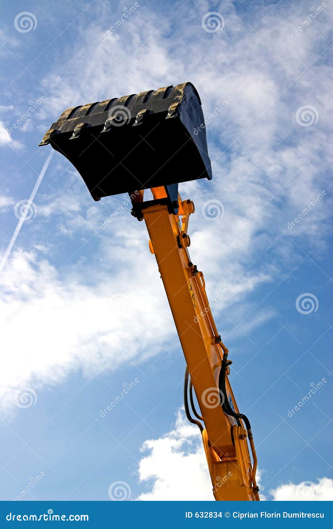 Excavator Arm stock photo. Image of power, machinery, system 632834