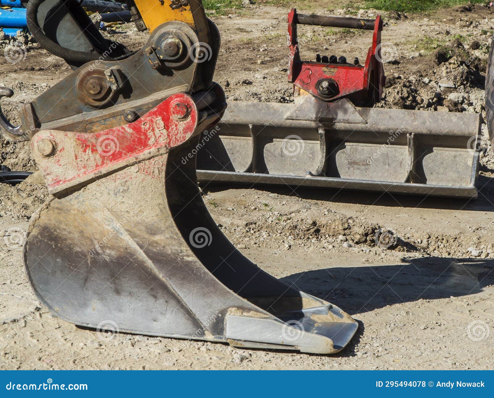 Excavator Buckets for Excavators Stock Photo Image of technology