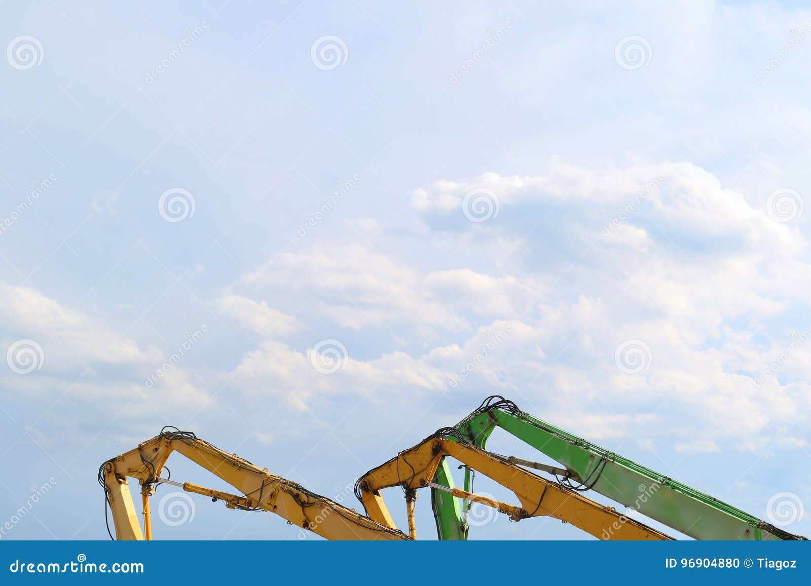 Excavator tractor dozer stock photo. Image of earthmoving 96904880