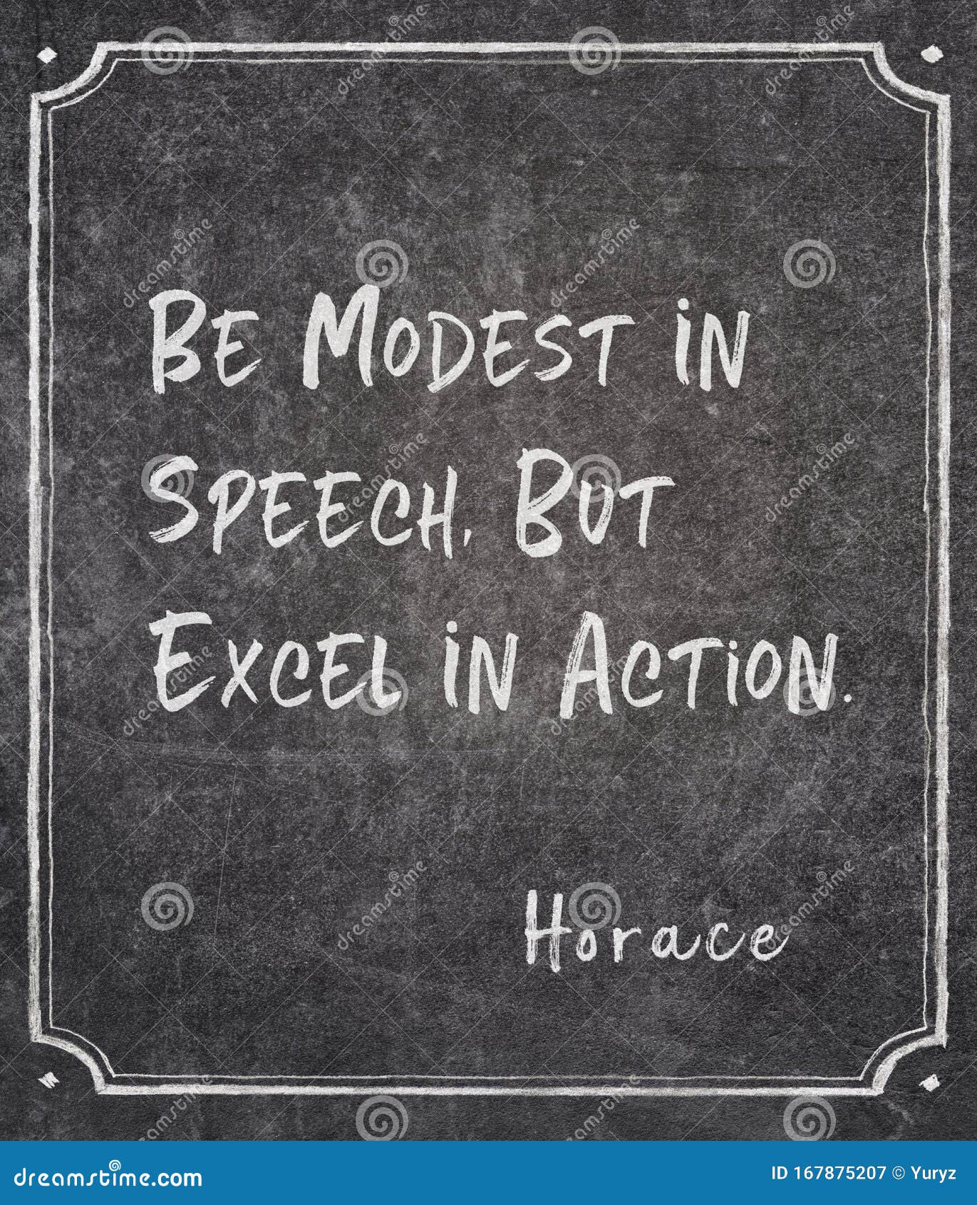 Excel Dans La Citation D Horace D Action Image Stock Image Du Contrat Romain