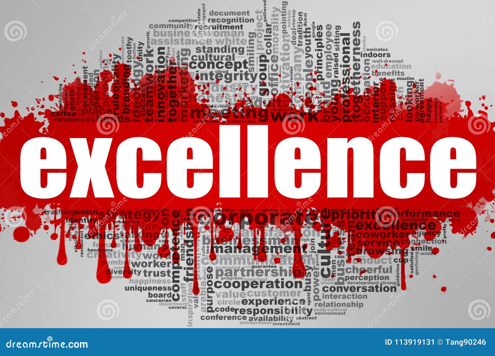 excellence word cloud stock illustration illustration of word for excellent
