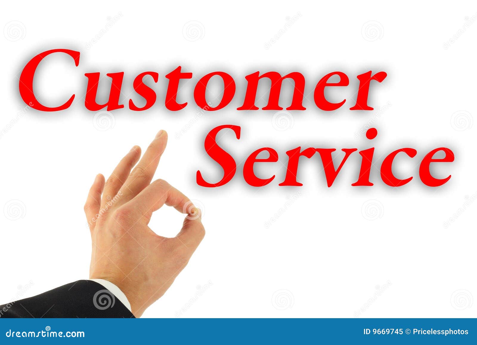 Excellent Customer Service Concept Stock Image Image Of Courtesy Percent