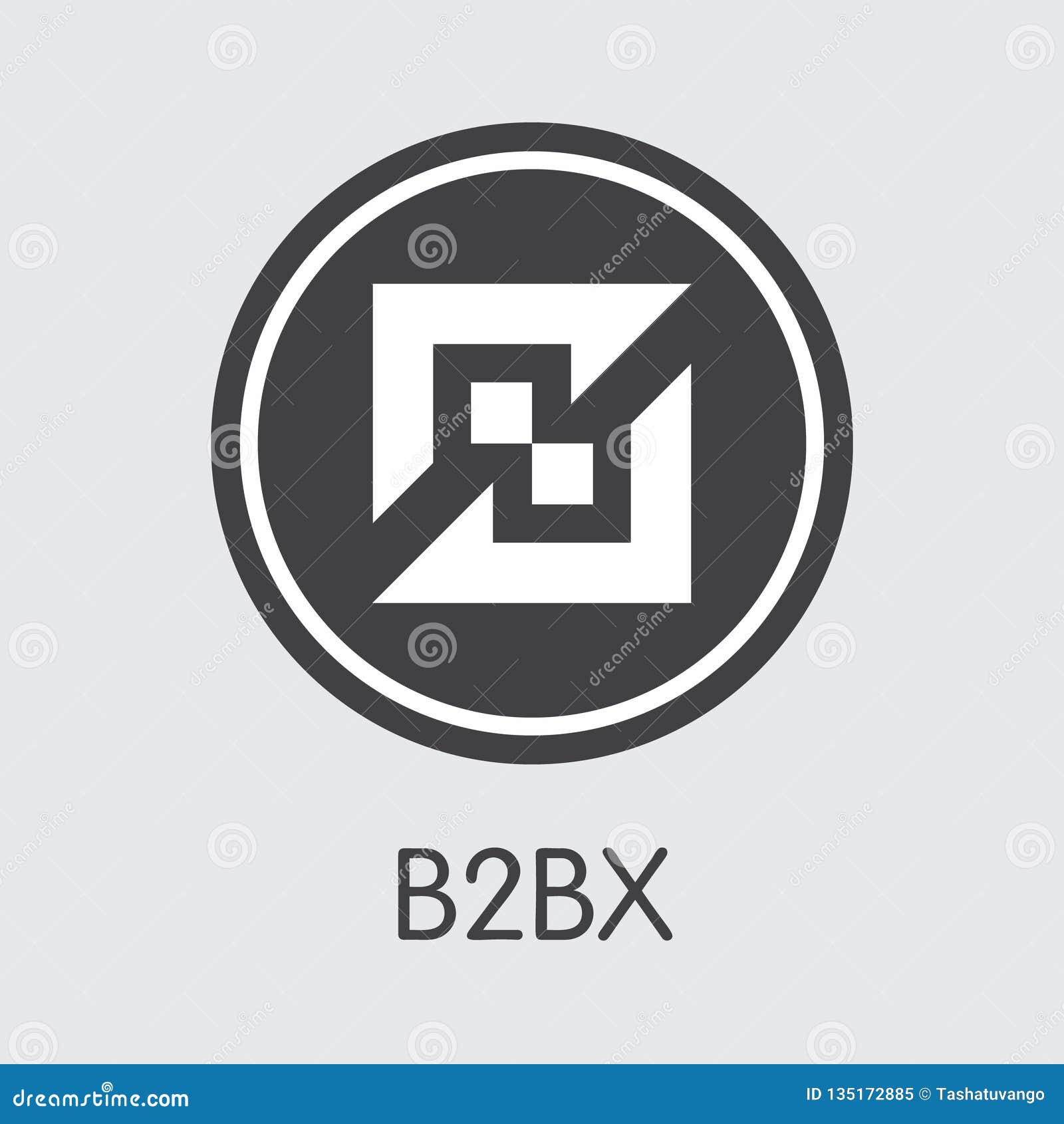 Exchange - B2bx. The Crypto Coins Or Cryptocurrency Logo ...
