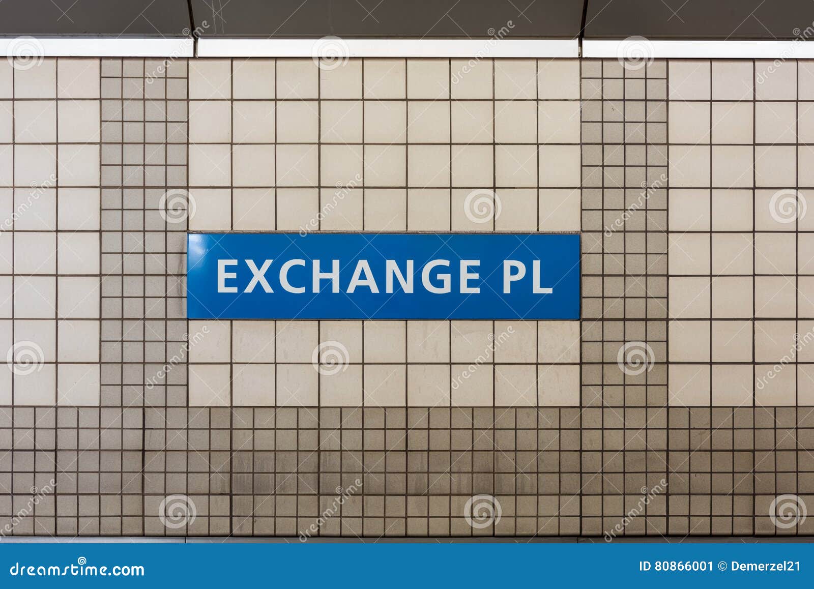 Exchange Place - NJ Path stock image. Image of jersey - 80866001