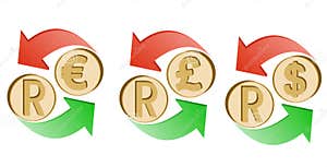 3D Dollar Rand Crossword Royalty Free Stock Image CartoonDealer 