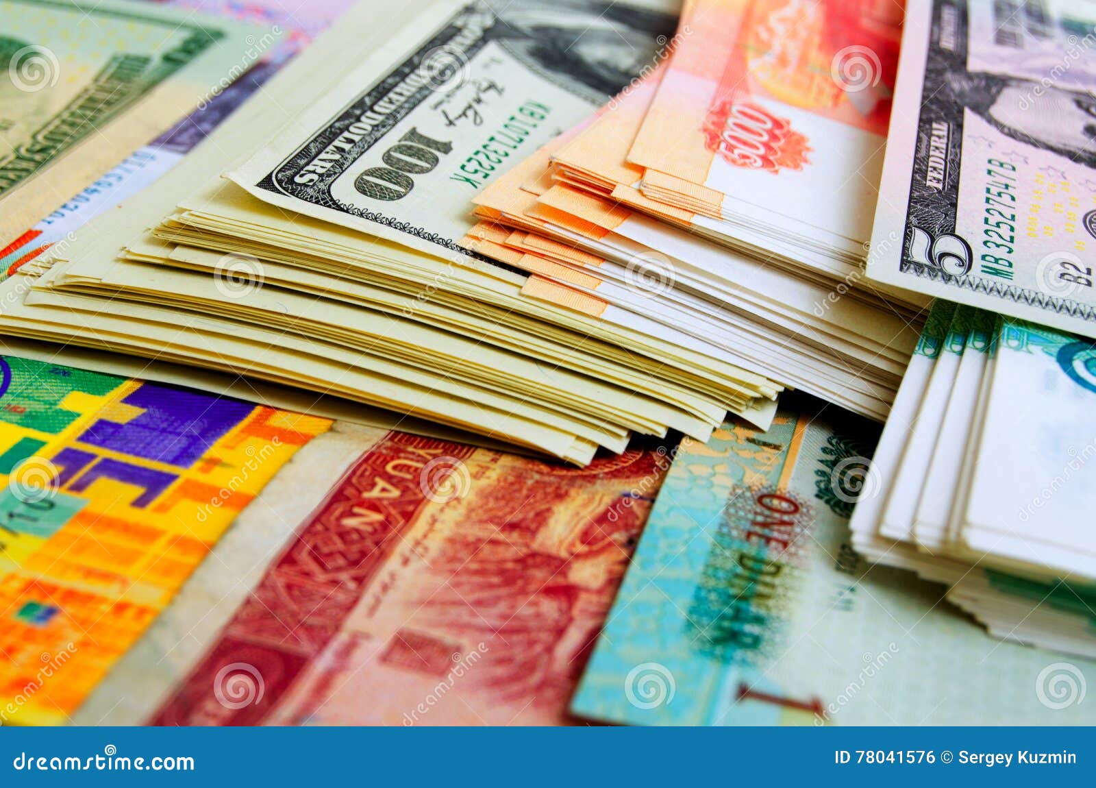 Exchange Rates and Speculation. Stock Photo Image of news, franc