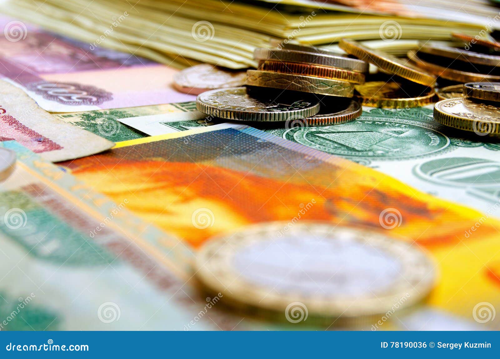 Exchange Rates and Speculation. Stock Photo Image of quotes, assets