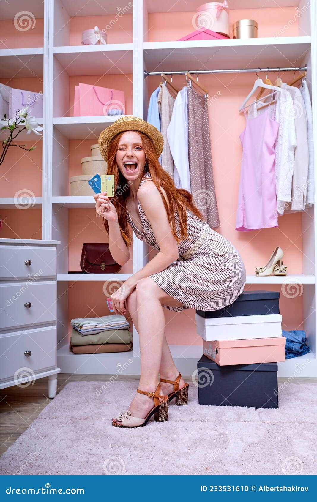 Woman Too Many Clothes Stock Photos - Free & Royalty-Free Stock