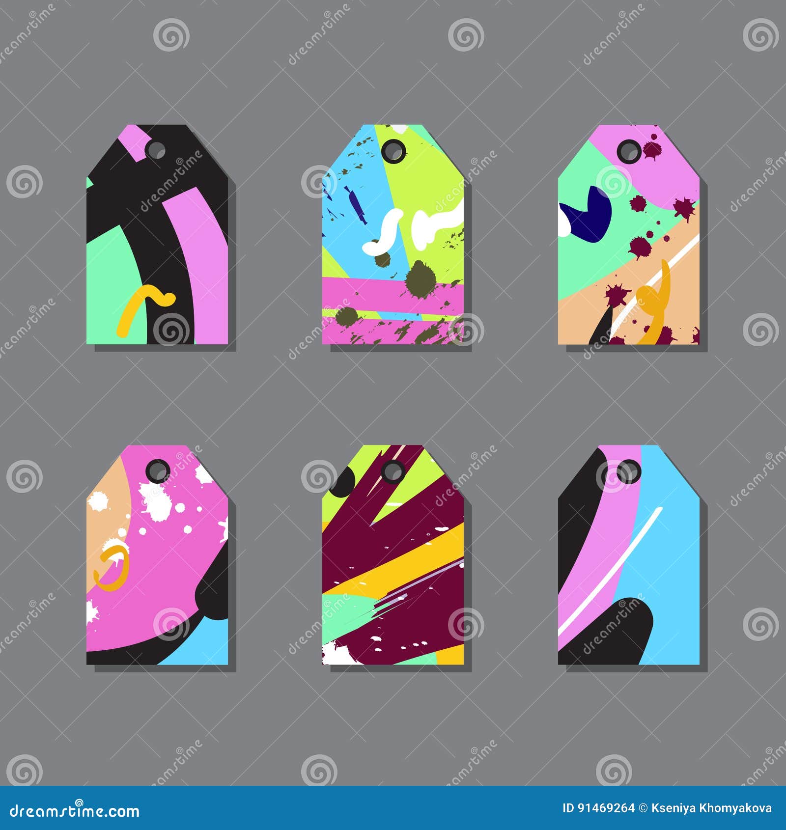 Exciter Des Labels Pour N'importe Quoi Illustration de Vecteur