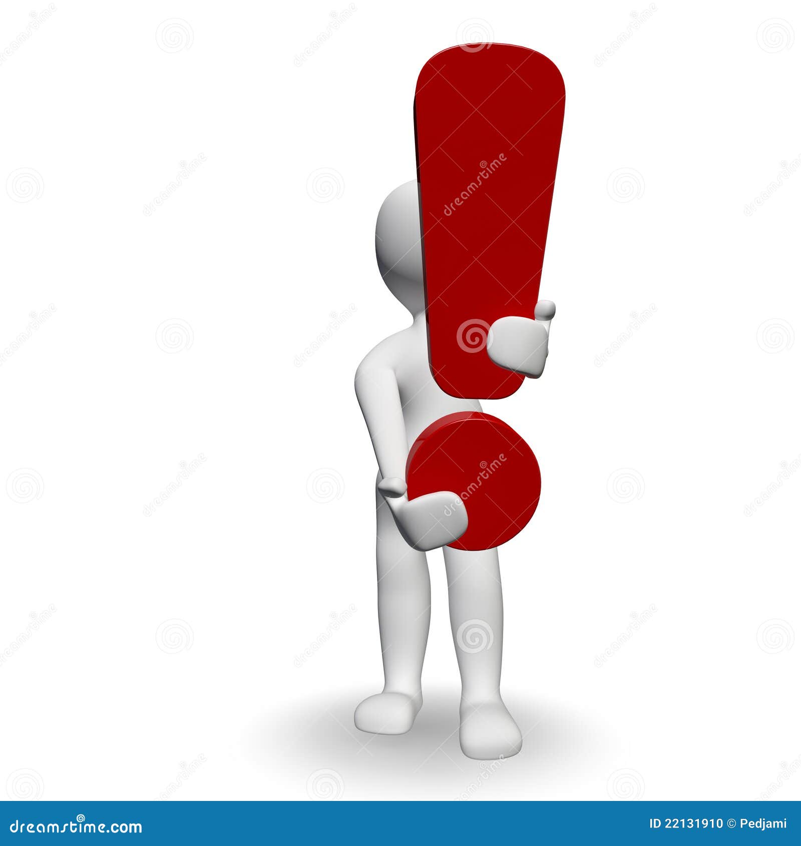 Exclamation mark stock illustration. Illustration of abstract - 22131910