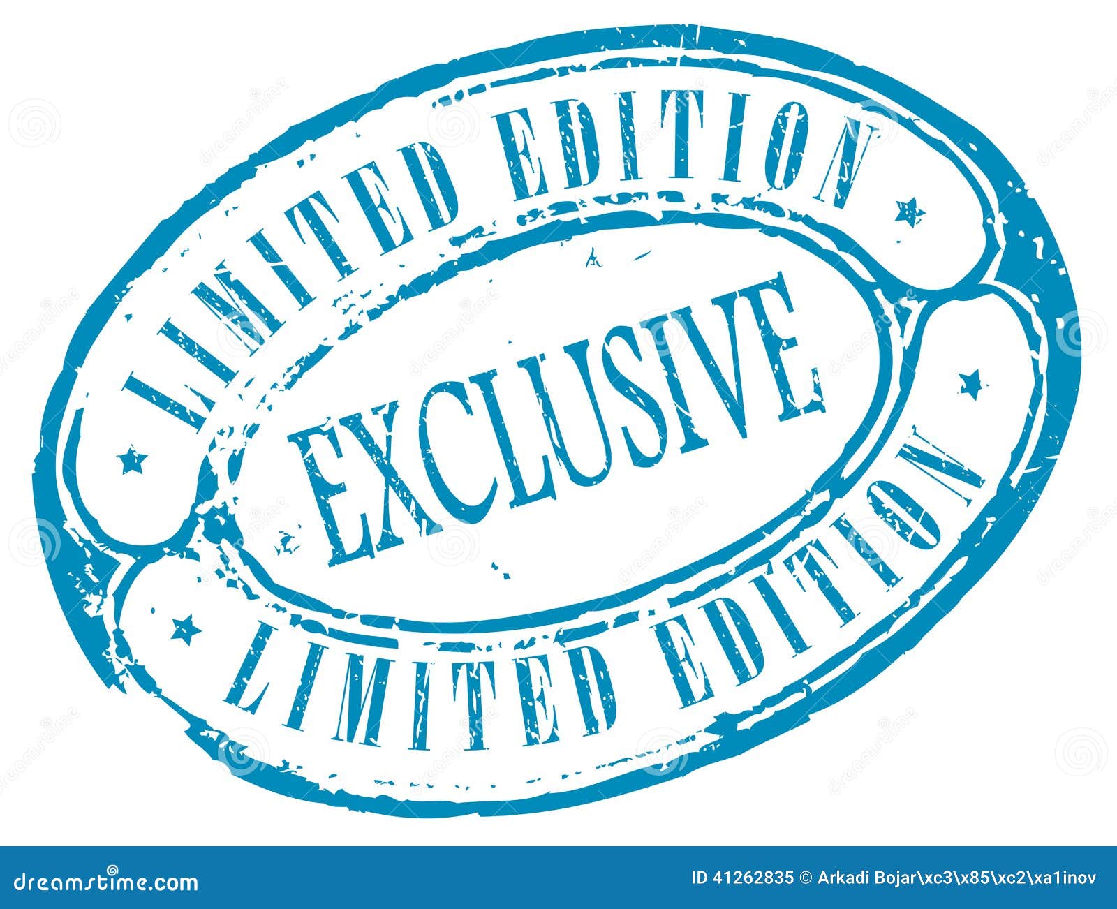 vector oval button 41262835 Stock  Image: Edition Exclusive Vector Stamp  Limited