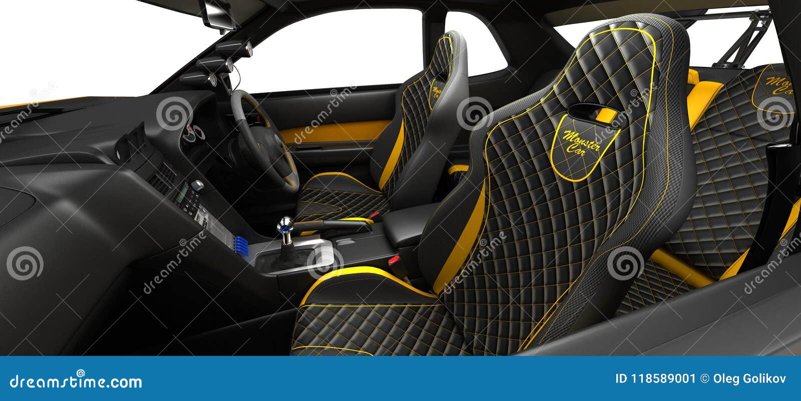 Exclusive Tuning Project For The Interior Of A Sports Car