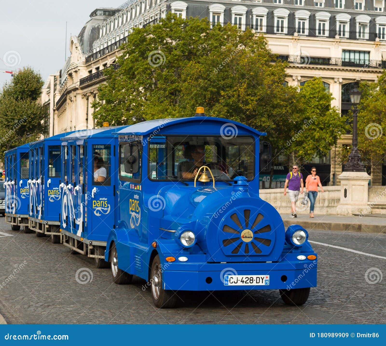 Excursion Touristic Steam Train in Paris, France Editorial Stock Image