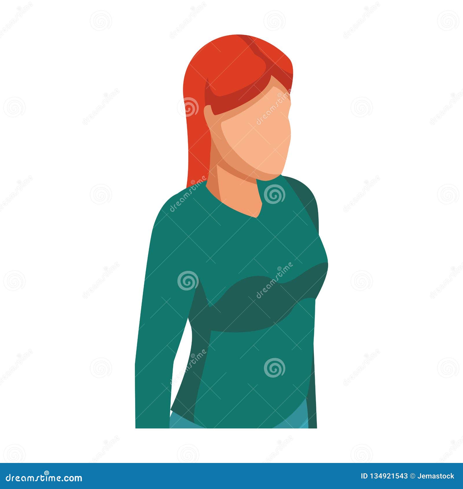 Executive Woman Avatar Isometric Stock Vector - Illustration of ...