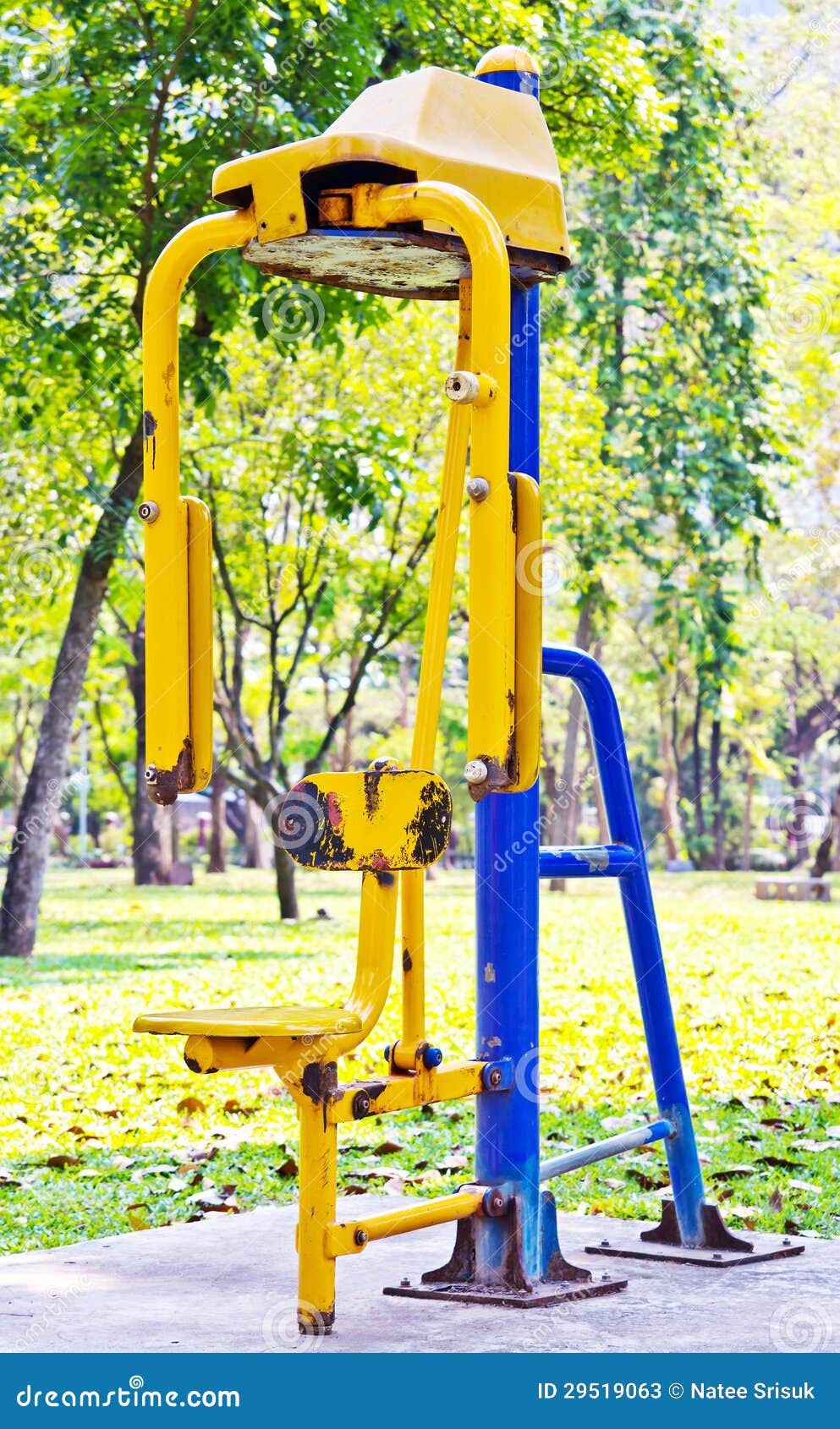 Exercise equipment stock image. Image of garden, healthcare 29519063