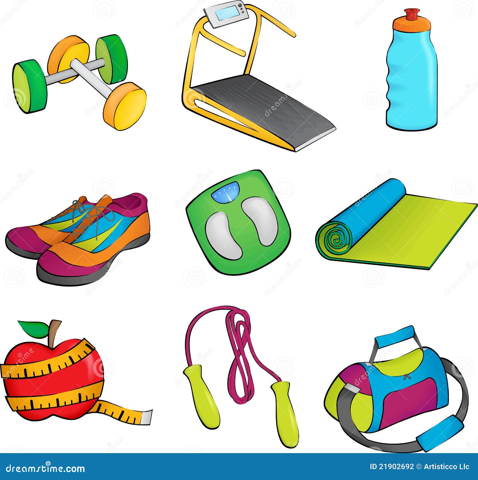 Exercise Equipment Stock Illustrations – 170,386 Exercise