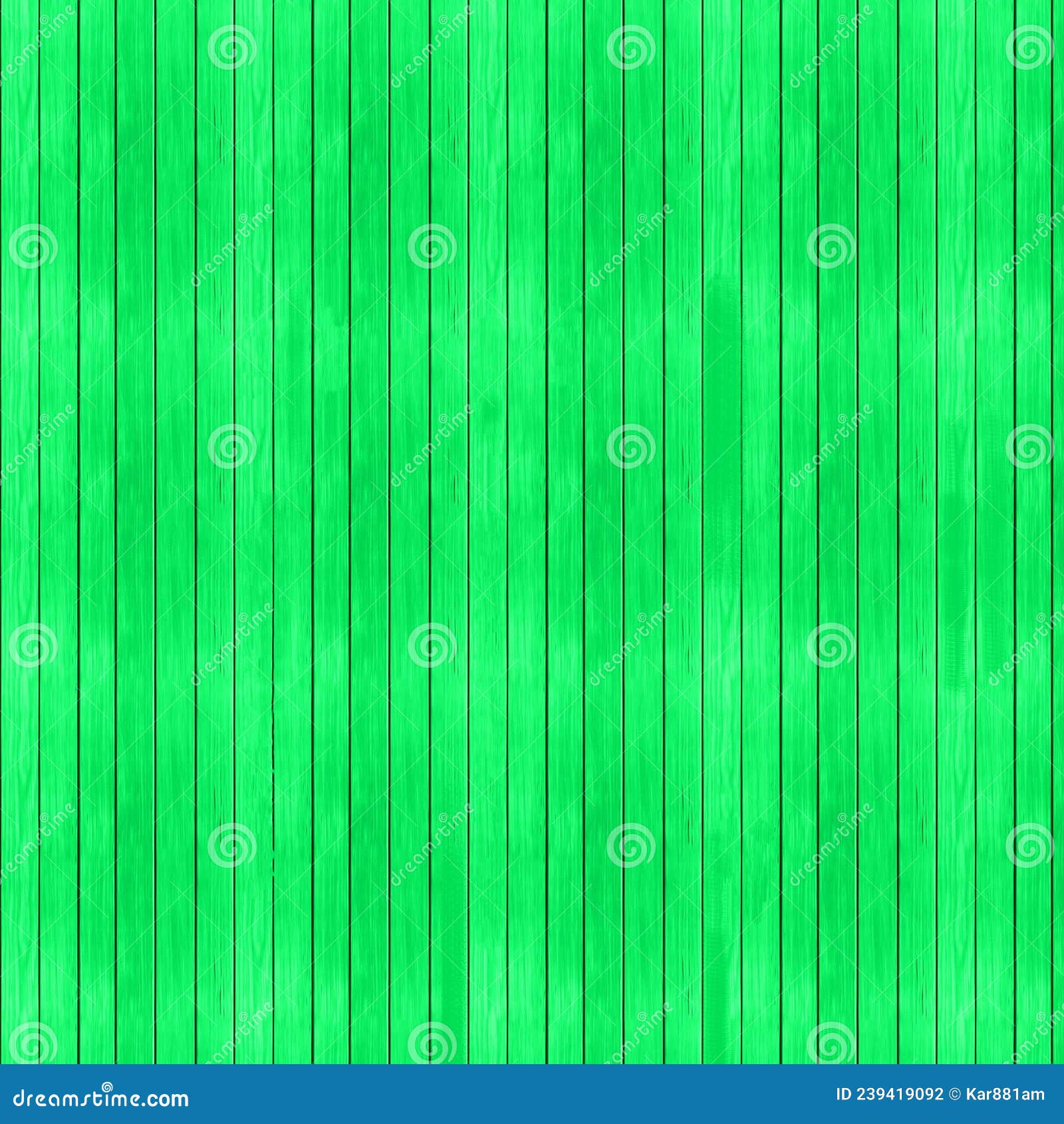 Exhalar Tablas Verticales De Madera Verde Stock de ilustración