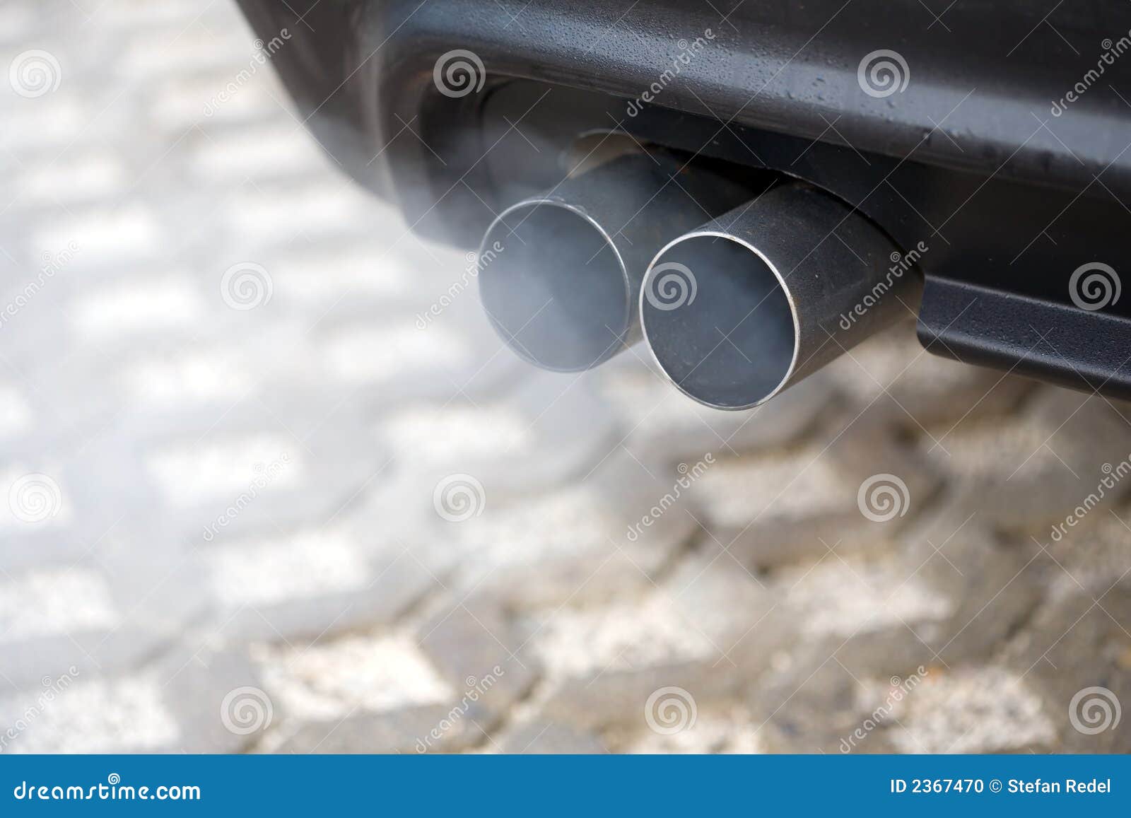 Exhaust Blows stock photo. Image of automobile, greenhouse 2367470