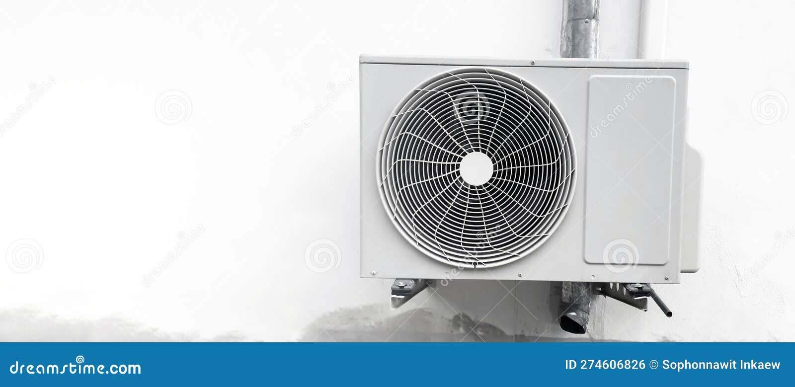 The Exhaust Fan for the Air Conditioner Stock Photo Image of control