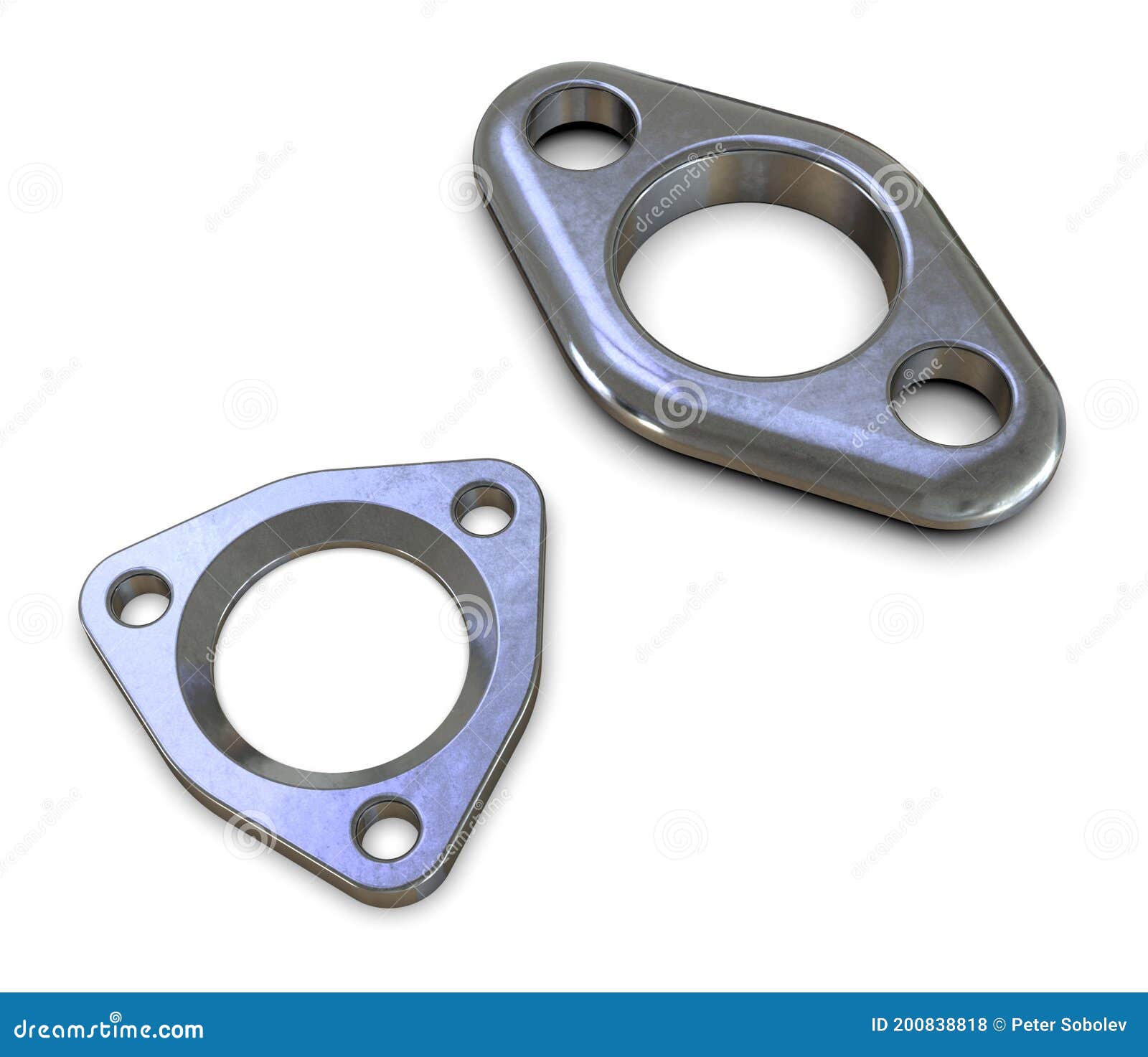 Exhaust flange gaskets stock photo. Image of spare, industry 200838818