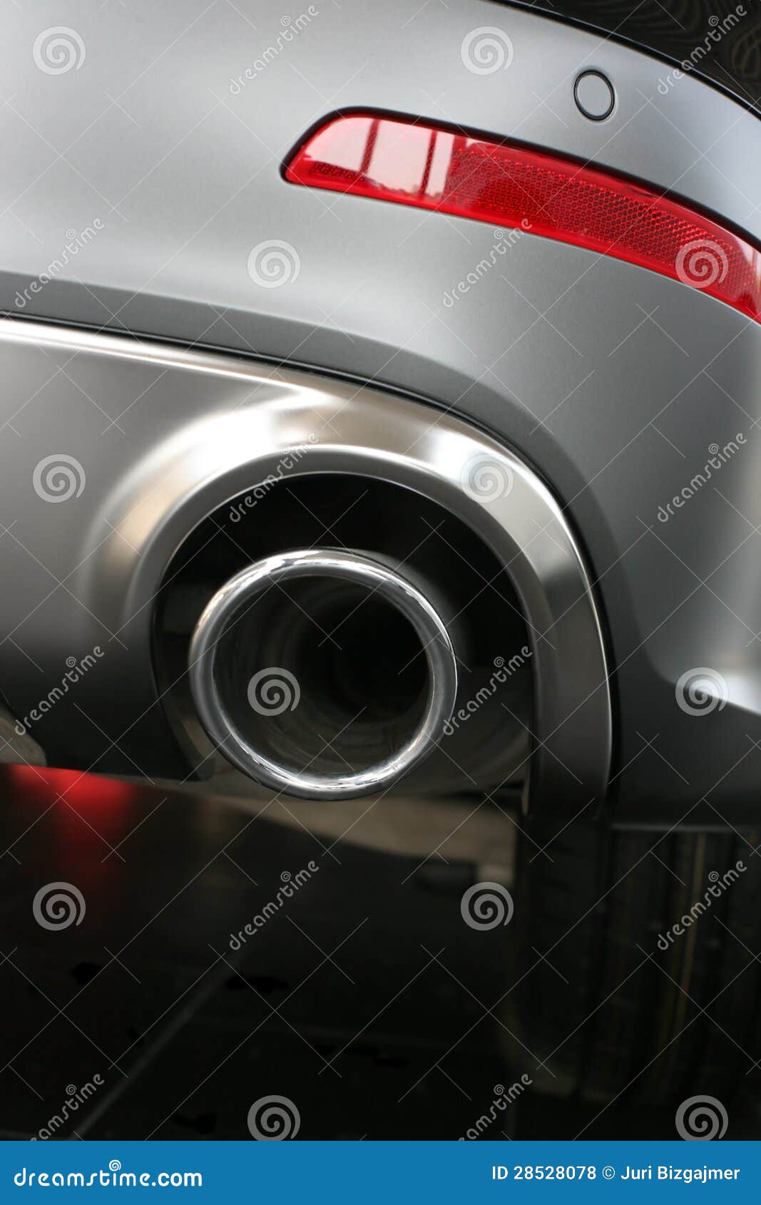 Exhaust Pipe and Back Part of Car Stock Photo Image of metallic, clean 28528078