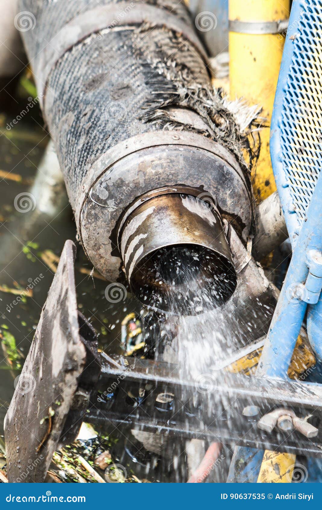 Exhaust pipe in the car. stock image. Image of exhaust 90637535