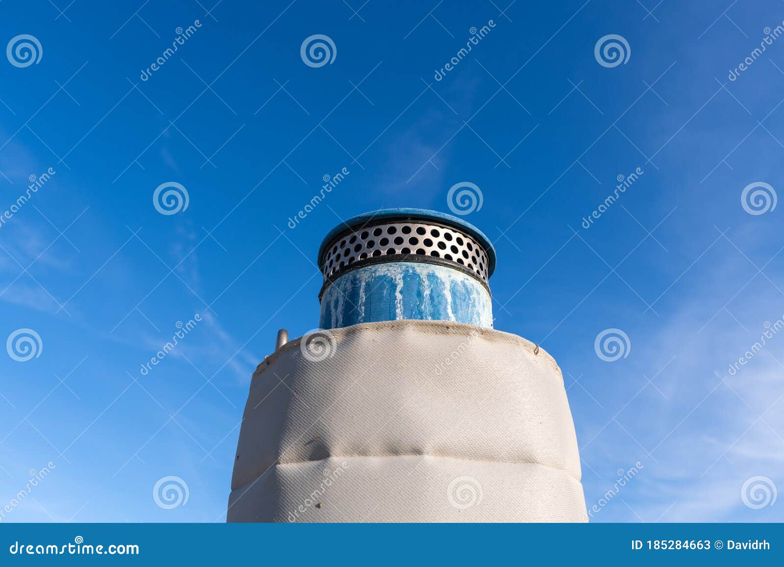 Exhaust Pipe with Insulation on Rooftop Stock Image Image of rooftop