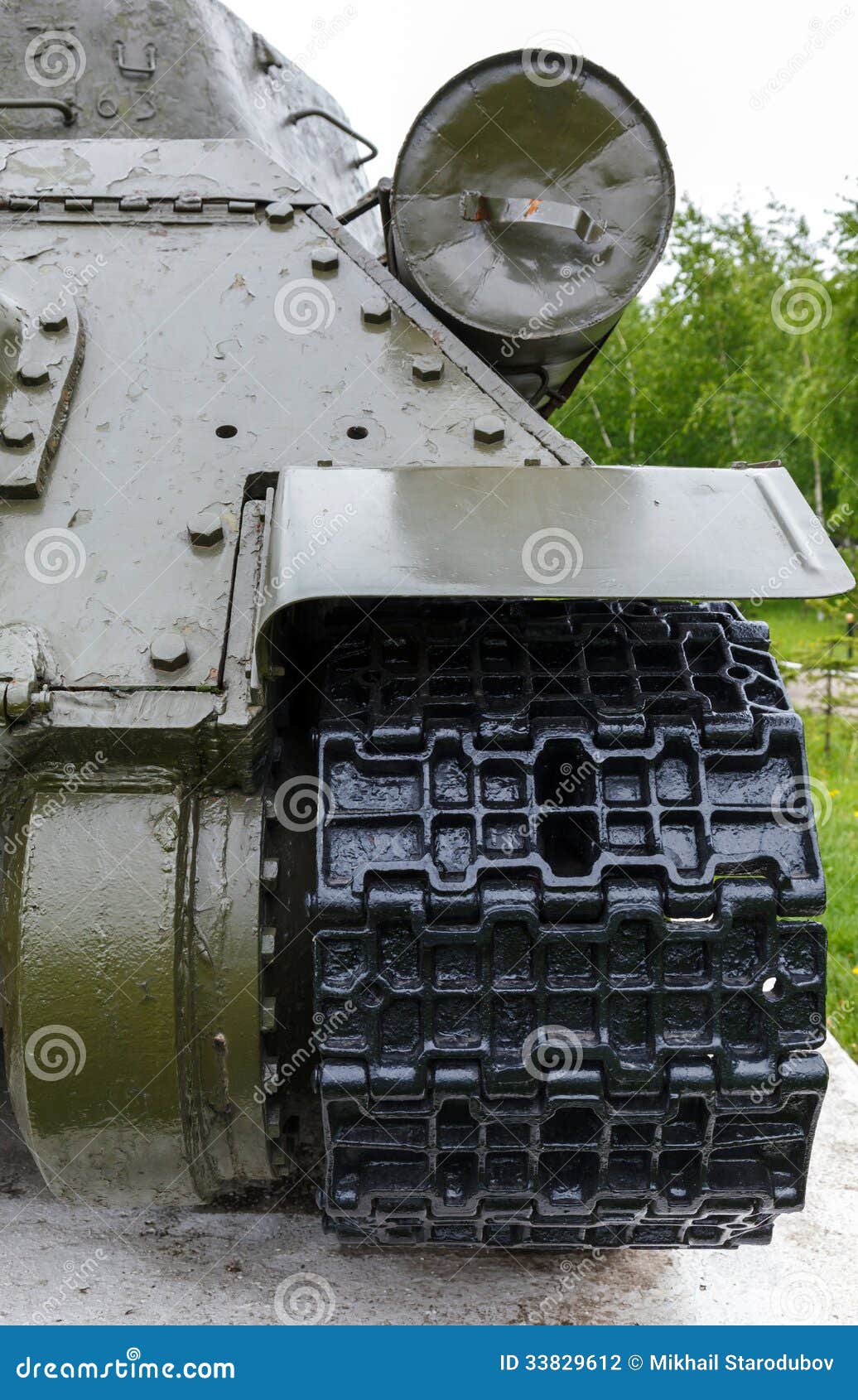 Exhaust Pipe of the Tank T34 Stock Photo Image of power, pipe 33829612