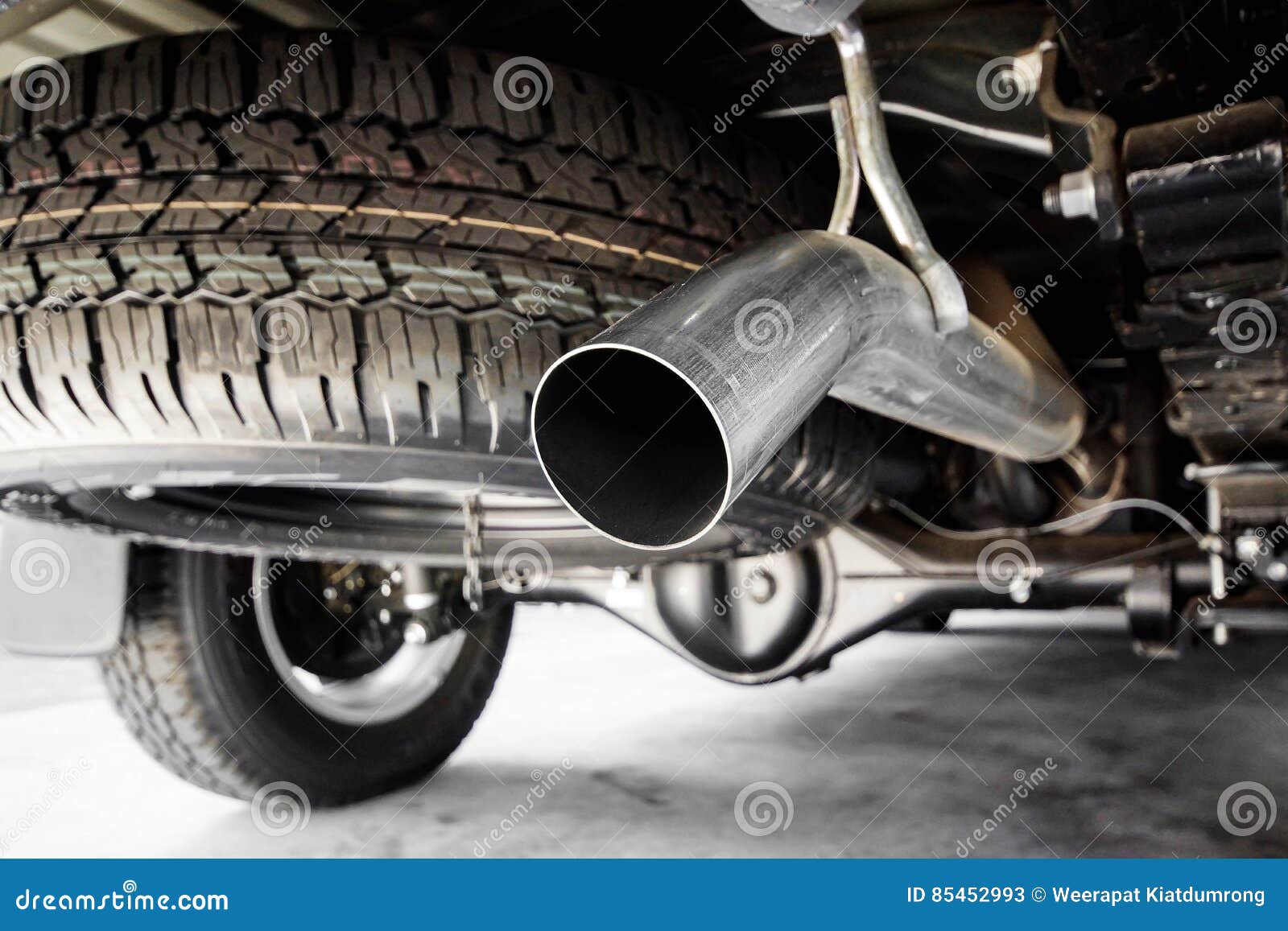 Exhaust pipe stock image. Image of truck, pipe, transport - 85452993