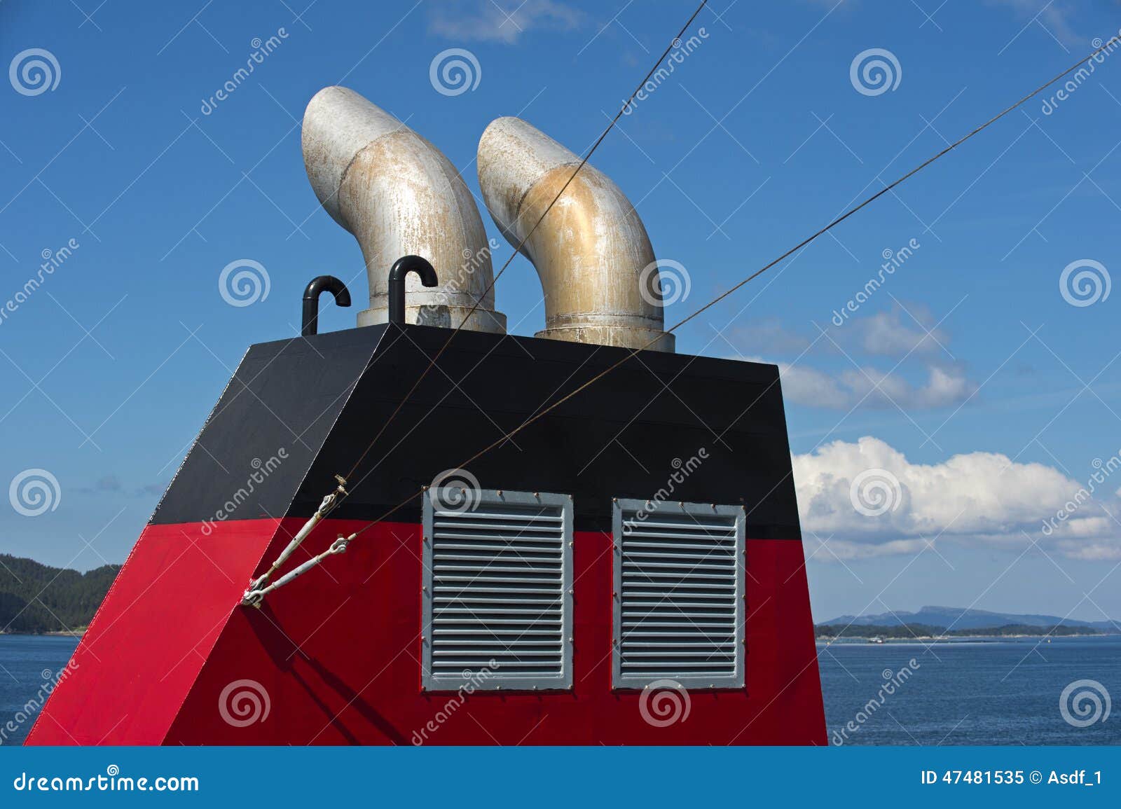 Exhaust pipes stock image. Image of emissions, machines - 47481535