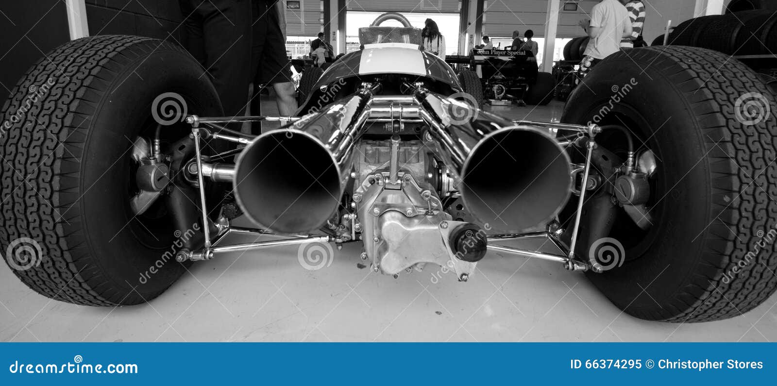 Exhaust of Vintage Race Car Stock Image Image of gauges, wheel 66374295