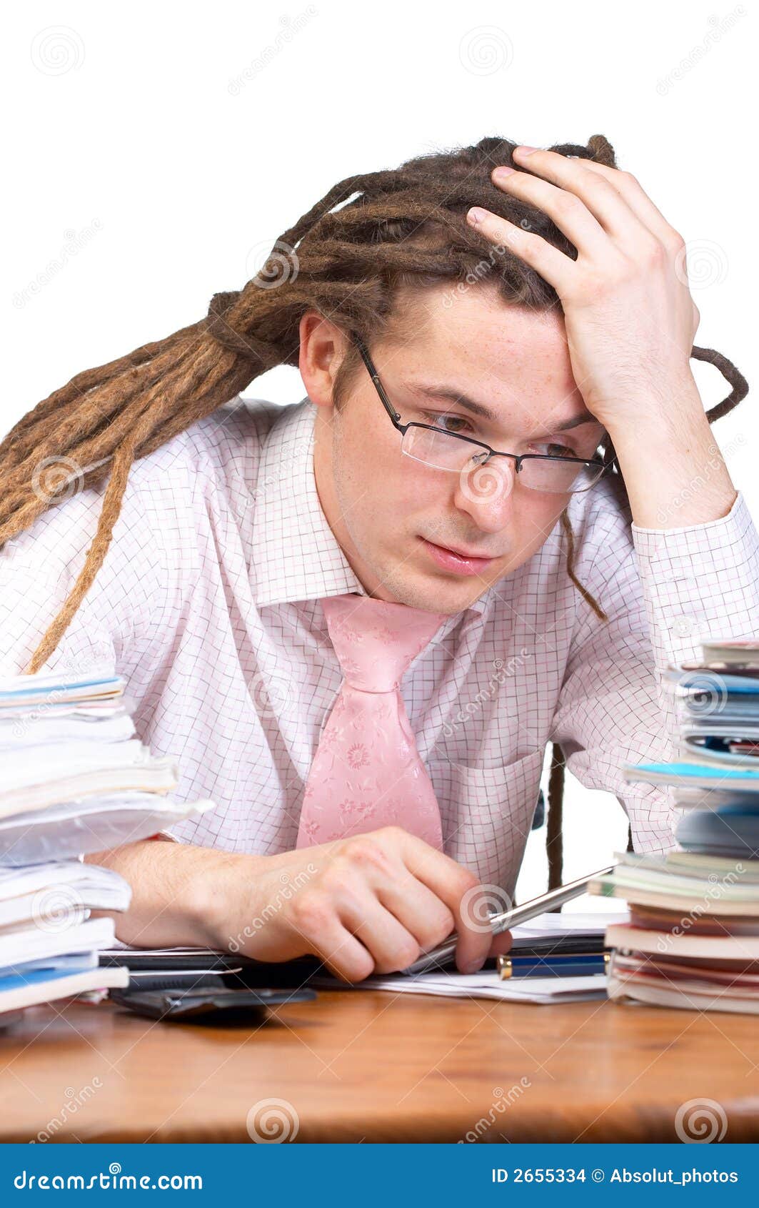 Exhausted stock photo Image of caucasian problems hands 2655334