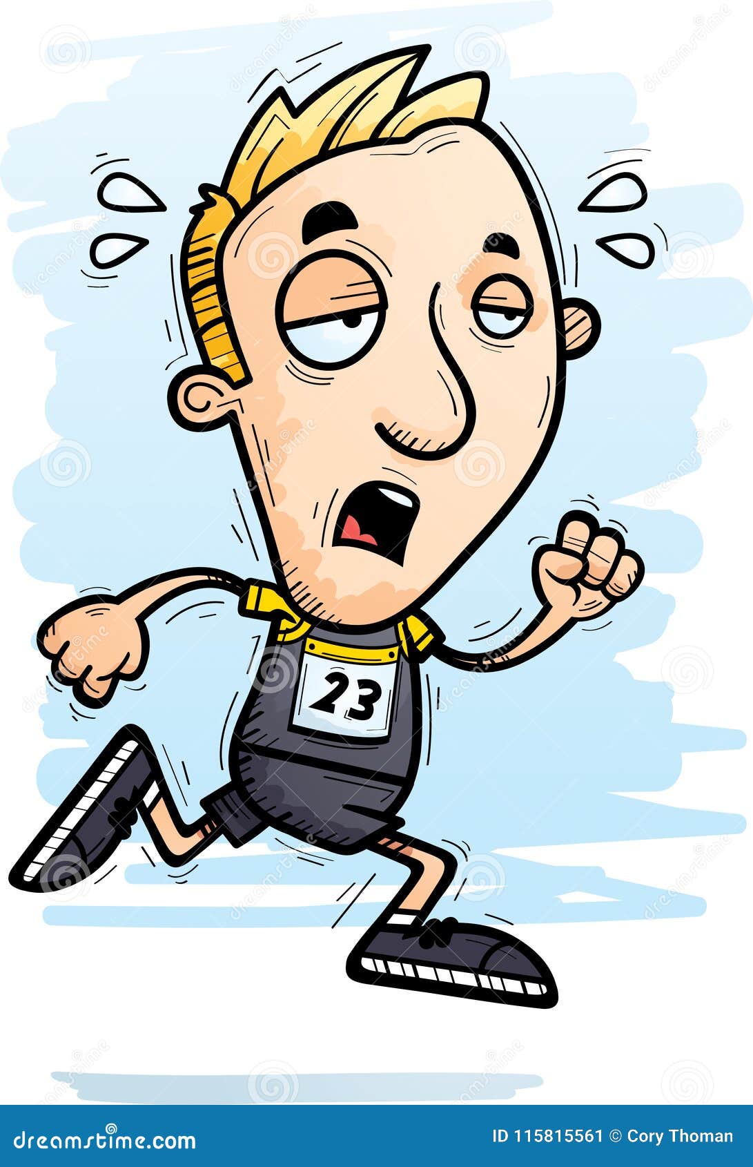 Exhausted Cartoon Track Athlete Stock Vector - Illustration of runner, tired: 115815561 Exhausted Cartoon Track Athlete Stock Vector - Illustration of runner, tired: 115815561