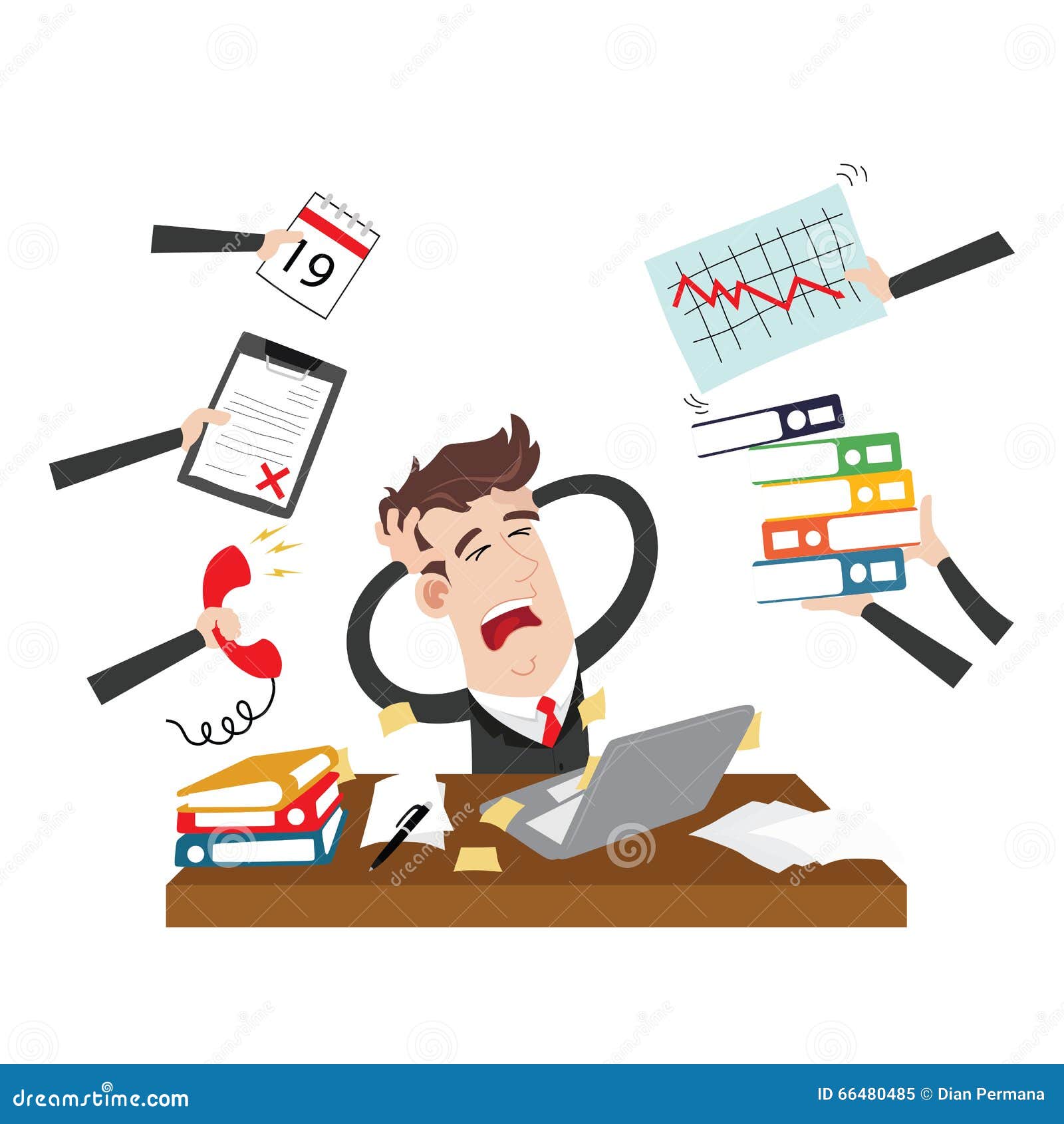 stressed employee clipart - photo #7