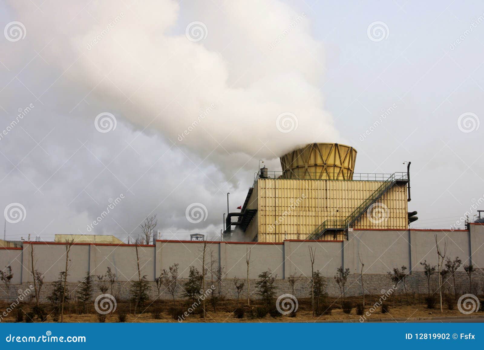 Exhausts stock photo. Image of processes, heat, production 12819902