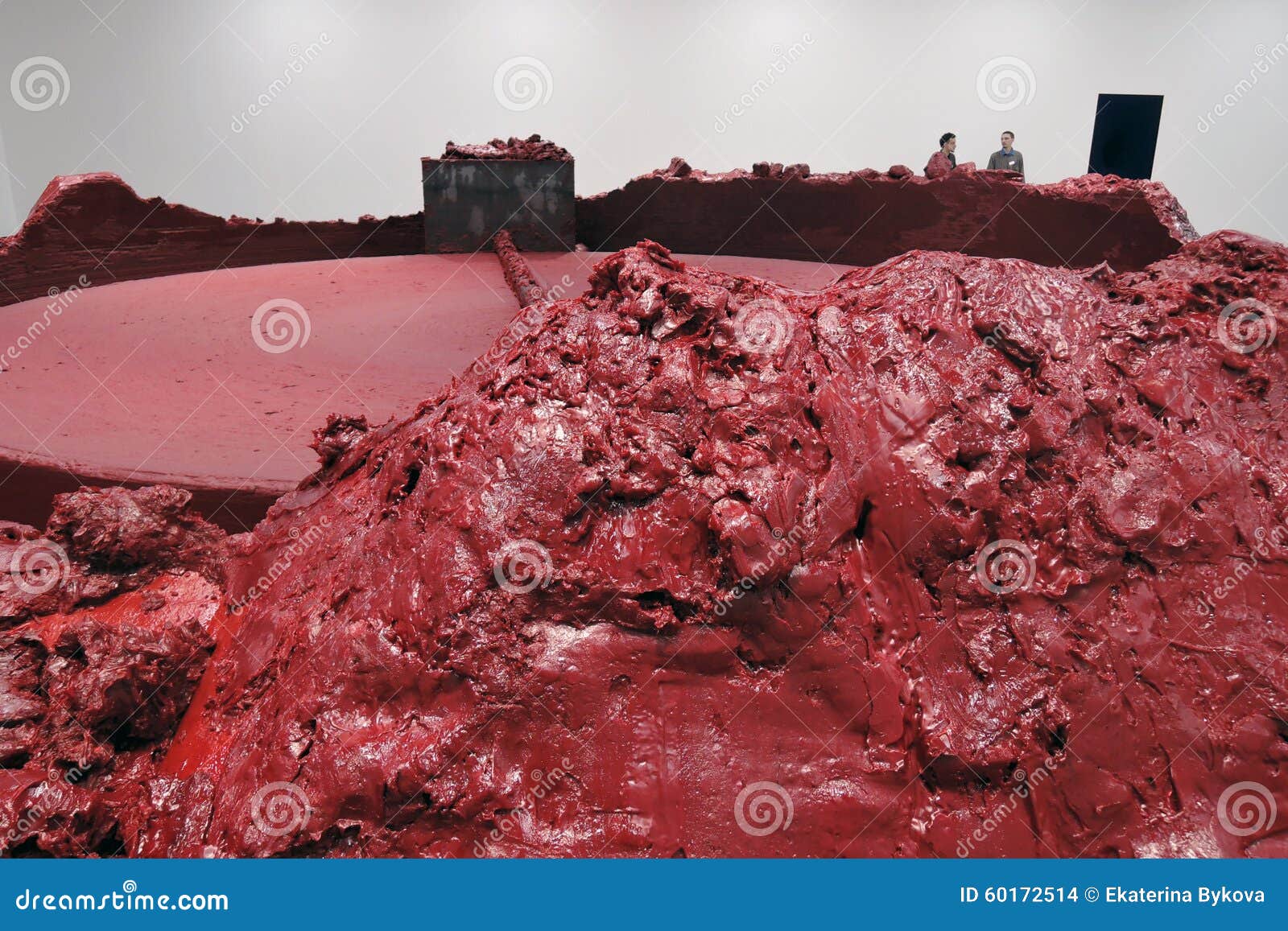 Exhibition Of Anish Kapoor My Red Homeland Editorial Stock - 