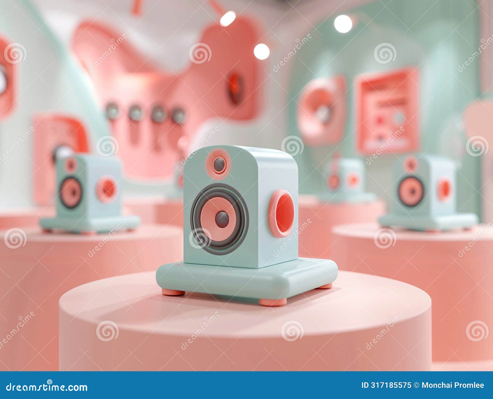 exhibition of high-fidelity sound equipment for networked audio systems